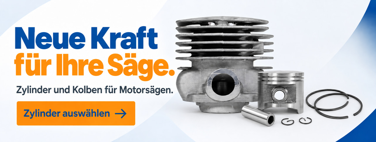 Zylinder und Kolben für Motorsägen