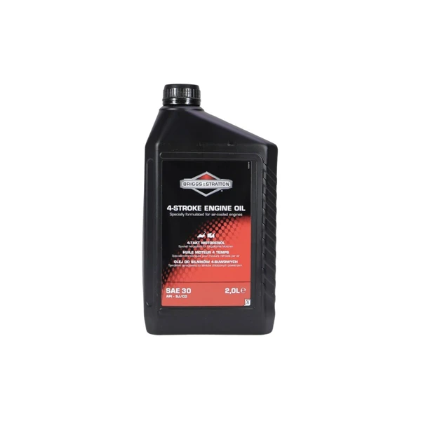 Briggs & Stratton 4-Takt-Motoröl 2,0 L SAE 30 für Rasenmäher Traktoren und andere Gartengeräte (OEM 100008E)
