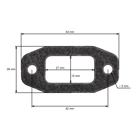 Dichtungssatz für chinesische Motorsägen und Sägen aus dem Hobbymarkt Hubraum 45 cc - 58 cc