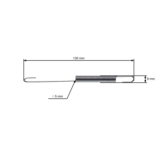 Drehzahlreglerfeder Honda GX340 GX390 Zongshen 188F (OEM 16561-ZE3-020)