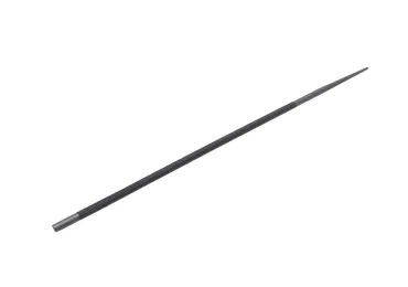 Eine Rundfeile mit einem Durchmesser von 4,8 mm zum Schärfen von Sägeketten von motorisierten Elektro- und Akkusägen
