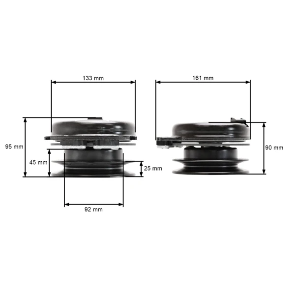 Elektromagnetische Kupplung für Gartentraktoren Alko T18 T20 Stihl Viking MT4097 MT4112 MT4412 MT6112 MT6127 Originalteil Warner (OEM 521736 521684 61701602010)