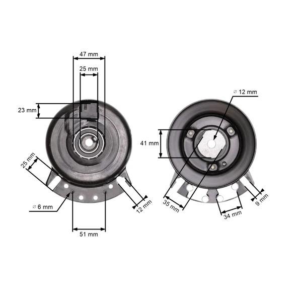 Elektromagnetische Kupplung für Gartentraktoren Alko T18 T20 Stihl Viking MT4097 MT4112 MT4412 MT6112 MT6127 Originalteil Warner (OEM 521736 521684 61701602010)