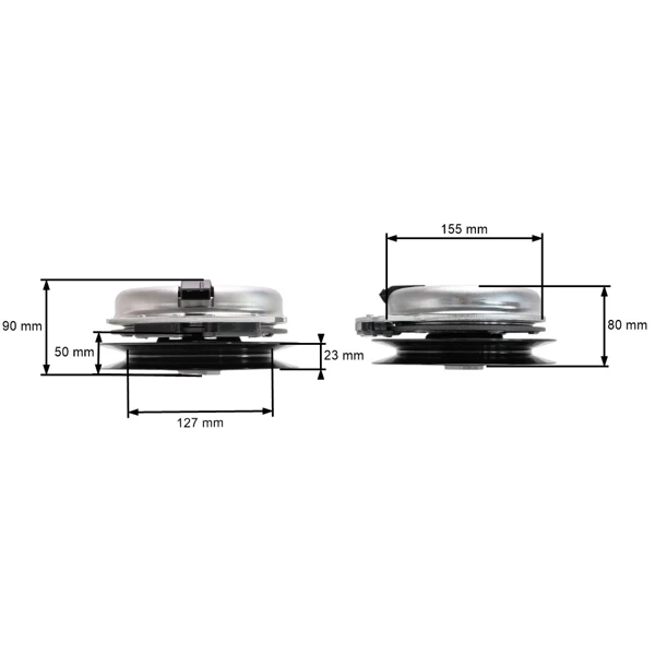 Elektromagnetische Kupplung für Gartentraktoren Husqvarna Jonsered Poulan Ariens Axxom Elektrolux John Deere MTD Viking (OEM 00574200)