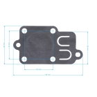 Everest Vergasermembran Briggs & Stratton 270026