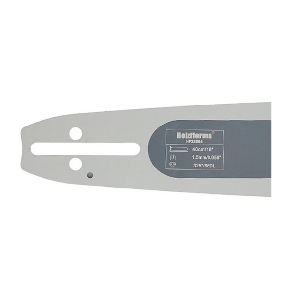 Holzfforma Führungsschiene 16" (40 cm) .325" .058" (1,5 mm) 66 DL für Husqvarna 246 257 262 339XP 345 351 357 455 460 550XPG 555 560XP Jonsered 2051 2145 2159 Solo 630 636 637 643