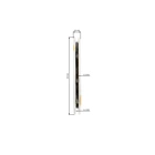 HS PARTS Führungsschiene 10" (25 cm) 1/4" .043" (1,1 mm) für Stihl 017 018 MS170 MS180 MS150 MS150T MS151T MS193T MS194T MSA60 MSA70 MSA120 MSA160 MSA200 HT100 HT101 HT130 HT131 HT56 HTE60
