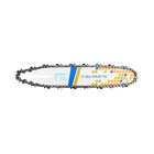 HS PARTS Führungsschiene 10" (25 cm) 3/8" .050" (1,3 mm) + Sägekette 39 Glieder Vierkantzahn für Alpina 330 380 432 Bosch BES1300B KS400S KS40S KSE1300B Ryobi 35B CS36C CSE3330 McCulloch 10E 14E Makita DCS330S