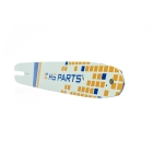 HS PARTS Führungsschiene 12" (30 cm) 3/8" .043" (1,1 mm) + 2 x Sägekette 44 Glieder Vierkantzahn für Stihl MSE140 MS170 MS192 MS171 MS191T MSE141 MSA200C HT101 HT70 E140 023L