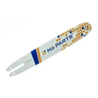 HS PARTS Führungsschiene 14" (35 cm) 3/8" .050" (1,3 mm) + 2 x Sägekette 50 Glieder Vierkantzahn für Stihl 009 010 011 017 018 019 020 021 023 025 MS160 MS170 MS171 MS180 MS181 MS192 MS210 MS211 MS250 MS231 MS241 MS251