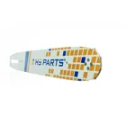 HS PARTS Führungsschiene 14" (35 cm) 3/8" .050" (1,3 mm) + Sägekette 52 Glieder Vierkantzahn für Husqvarna 120 135 140 240 334T 335XPT 338XPT T540XP Jonsered 2035 2036 CS2135 CS2139T Solo 614 630 633 635 637 McCulloch MS1636