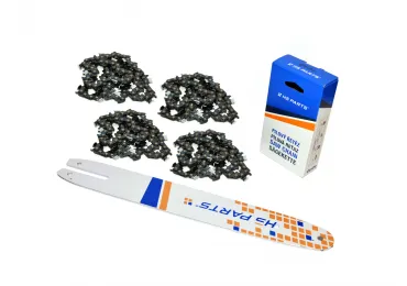 HS PARTS Führungsschiene 14" (35cm) 3/8" .050" (1,3 mm) + 4x Sägekette 49 Glieder Vierkantzahn für McCulloch MAC120 PM380 PM400 PM510 838 839 Partner 1535EL 1640 HS PARTS Führungsschiene 14" (35cm) 3/8" .050" (1,3 mm) + 4x Sägekette 49 Glieder Vierkantzahn für McCulloch MAC120 PM380 PM400 PM510 838 839 Partner 1535EL 1640