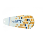 HS PARTS Führungsschiene 15" (38 cm) .325" .063" (1,6 mm) + 2 x Sägekette 62 Glieder Vierkantzahn für Stihl 026 029 031 034 039 MS240 MS260 MS261 MS270 MS280 MS290 MS310 MS390