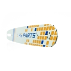 HS PARTS Führungsschiene 15" (38cm) 3/8" .063" (1,6mm) + 2 x Sägekette 56 Glieder Vierkantzahn + Kettenrad für Stihl 038 MS380
