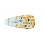 HS PARTS Führungsschiene 16" (40 cm) 3/8" .050" (1,3 mm) + 4 x Sägekette 60 Glieder Vierkantzahn für Husqvarna 246 254 262 345 357 455 460 555 560 Jonsered 2054 CS2260 Dolmar 111 112 115 PS540 Solo 613 614 650 Oleomac 162 956 962