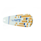HS PARTS Führungsschiene 16" (40 cm) 3/8" .058" (1,5 mm) + 4 x Sägekette 60 Glieder Rundzahn für die Herstellung von Platten passend Husqvarna 266 268 362 365 371 372XP 395 576XP