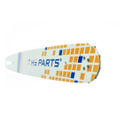HS PARTS Führungsschiene 18" (45 cm) 3/8" .058" (1,5 mm) + Sägekette 68 Glieder Vierkantzahn für Husqvarna 40 55 242 254 262 339XP 353 357 359 T435 445 455 460 550 560XP
