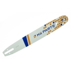 HS PARTS Führungsschiene 18" (45 cm) .325" .063" (1,6 mm) + 2 x Sägekette 74 Glieder Vierkantzahn für Stihl 024 026 036 039 MS240 MS260 MS261 MS270 MS280 MS290 MS310 MS390