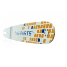 HS PARTS Führungsschiene 18" (45 cm) .325" .063" (1,6 mm) + 4 x Sägekette 74 Glieder Vierkantzahn für Stihl 029 039 MS240 MS260 MS261 MS270 MS280 MS290 MS310 MS390