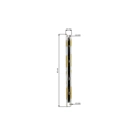 HS PARTS Führungsschiene 18" (45 cm) .325" .063" (1,6 mm) für Stihl 024 026 028 029 030 031 032 039 MS240 MS260 MS261 MS270 MS271 MS280 MS290 MS291 MS310 MS390