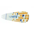 HS PARTS Führungsschiene 20" (50 cm) 3/8" .058" (1,5 mm) + 4 x Sägeketten zum Längsschneiden 72 Glieder für Husqvarna 51 55 246 254 262 345 356 357 359 455 460 555 560 Jonsered 2054 CS2260 Dolmar 111 112 115 PS540 Solo 613 614 650