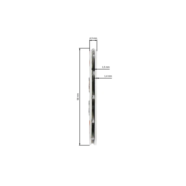 HS PARTS Führungsschiene 20