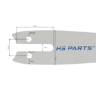 HS PARTS Führungsschiene 4" (10 cm) 1/4" .043" (1,1 mm) für Akku-Handsägen