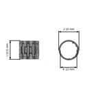 HS Parts Kettenrad 3/8" 6 Zähne für Husqvarna Kettensägen 135 135E 140 140E McCulloch CS350 CS390 (578257101)