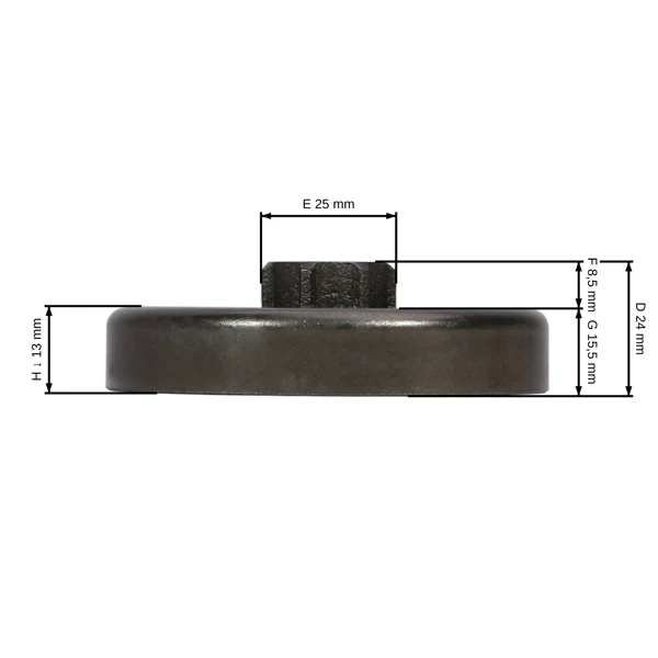 HS PARTS Kettenrad 3/8