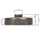 HS PARTS Kettenrad 3/8" 7 Zähne für Kettensägen McCulloch 155 165M 3516 365 375 515 605 610 610 650 655 700 805 850 855 CP-60 CP-70 CP-80 PM-55 PM-60 SP-60 (OEM 215252)