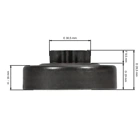 HS PARTS Kettenrad .325" 7 Zähne für Kettensägen Stihl 021 023 025 MS210 MS230 MS250 (OEM 11236402074)