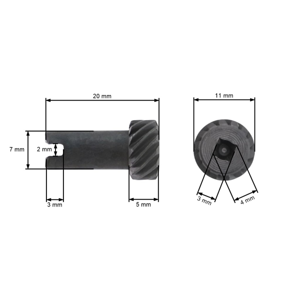 HS Parts Kettenspanner für chinesische Kettensägen Inhalt des Motors 45 ccm 52 ccm 58 ccm