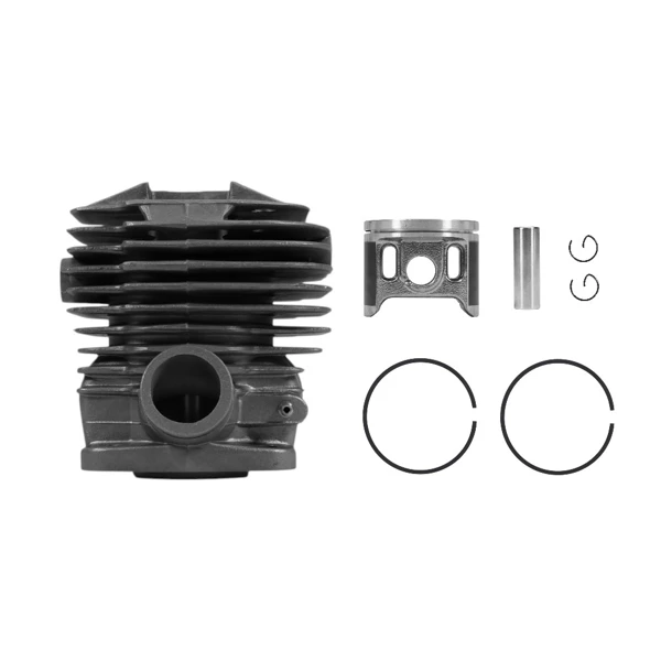 HS Parts Kompletter Kolben und Zylinder für Kettensägen Makita DPC6410 DPC6411 PC6412 PC6414 47mm (325-130-031)