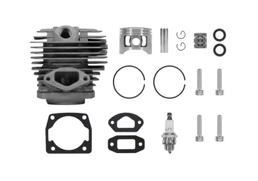 HS PARTS kompletter Zylinder mit 45 mm Kolben für chinesische Kettensägen und Sägen aus Hobbymärkten Modell 5200