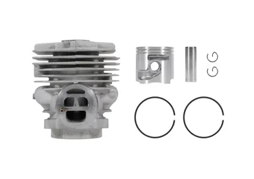 HS Parts Kompletter Zylinder mit Kolben für Husqvarna Partner K960 K960 K970 Nikasil 56 mm Stichsägen (OEM 586351001)