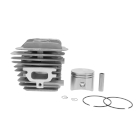 HS PARTS kompletter Zylinder mit Kolben für Kettensägen OLEO-MAC Oleomac 952 EFCO 152 45 mm (OEM 50082012 50082012A)
