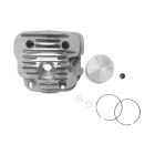 HS PARTS kompletter Zylinder mit Kolben für Kettensägen OLEO-MAC Oleomac 952 EFCO 152 45 mm (OEM 50082012 50082012A)