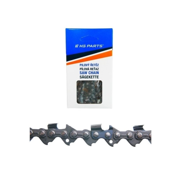 HS PARTS Längssägekette .325" .058" (1,5 mm) 64 Glieder Rundzahn für die Herstellung von Platten passend Husqvarna 36 40 42 45 51 55 240 242 254 257 262 338XPT 340 345 346 351 353 359 435 445 450 455 460