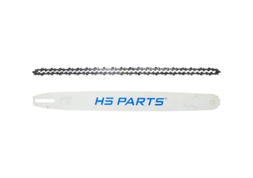 HS PARTS Professionelle Führungsschiene 24" (60 cm) 3/8" .050" (1,3 mm) + Sägekette 84 Glieder Vierkantzahn für Stihl 030 036 042 045 MS290 MS390 MS360 MS361 MS362 MS380 MS440 MS441 MS460 MS461 MS462 MS500i MS660 MS661