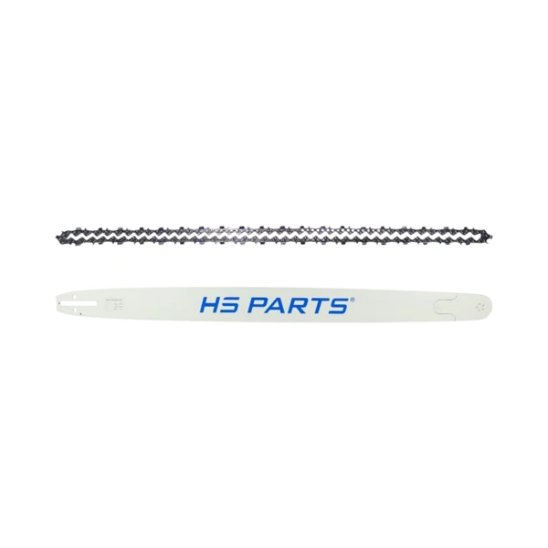 HS PARTS Professionelle Führungsschiene 36" (90 cm) 3/8" .063" (1,6 mm) + Sägekette 114 Glieder Vierkantzahn für Husqvarna 61 66 266 268 272 365 372XP 380 585 Solo 665 681 Jonsered 2077 2171 Dolmar PS6400 Makita DCS6400