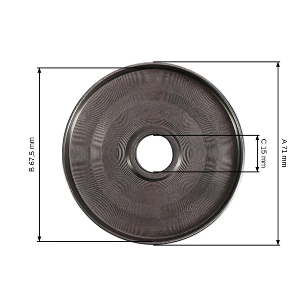 HS Parts Ringkettenrad .325" 7 Zahn für chinesische Kettensägen Inhalt des Motors Inhalt des Motors 45 ccm 52 ccm 58 ccm