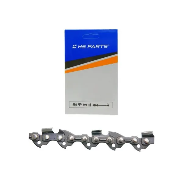 HS PARTS Sägekette 3/8" .043" (1,1 mm) 48 Glieder Rundzahn für Akku-Sägen