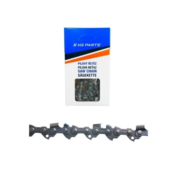 HS PARTS Sägekette 3/8" .050" (1,3 mm) 44 Glieder abgeschrägter Zahn für Stihl 009 018 021 E14 E140 MS170 MS180 MS181 MS190 MS201 MS210 MS230 MS231 MS241 MS250 MS251