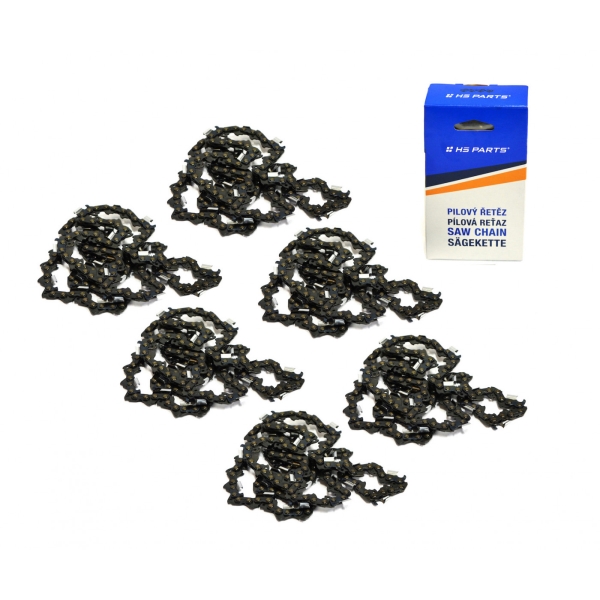 HS PARTS Sägekette 3/8" .058" (1,5 mm) 72 Glieder Vierkantzahn 5+1 Frei für Husqvarna 66 162 181 266 268 362 365 372XP 380 385 390XP 394XPG 555 560XP 562 570 572 575XP 576XP