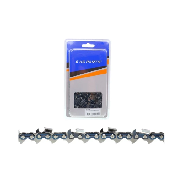 HS PARTS Sägekette .404" .063" (1,6 mm) 124 Glieder Vierkantzahn für Stihl 07 S 08 S 050 051 070 075 076 084 088 090 066 MS660 MS661 MS880 MS881