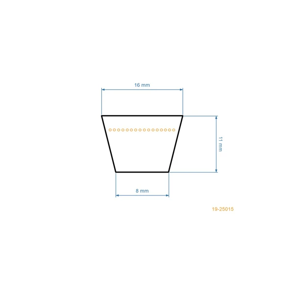 Keilriemen 1225 mm x 1293 mm für MTD Gartentraktoren (OEM 754-0444 954-0444)