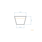 Keilriemen 2210 mm x 2260 mm x 13 mm für Husqvarna Partner Jonsered Poulan McCulloch Craftsman Gartentraktoren (OEM 532126520 532419271 126520)