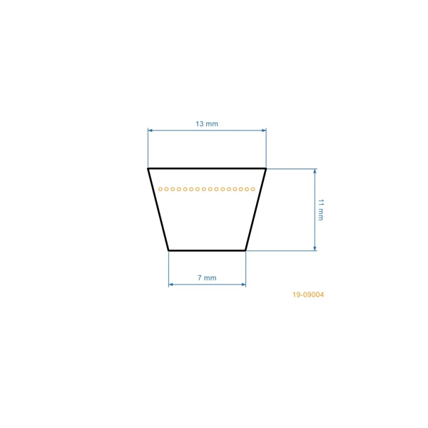 Keilriemen 2728 mm x 2791 mm x 13 mm für AL-KO 850TR T12-85HD T13-85HD T750 T800 T850 T1000 DOLMAR Gartentraktoren (OEM 514074 520317 476678)