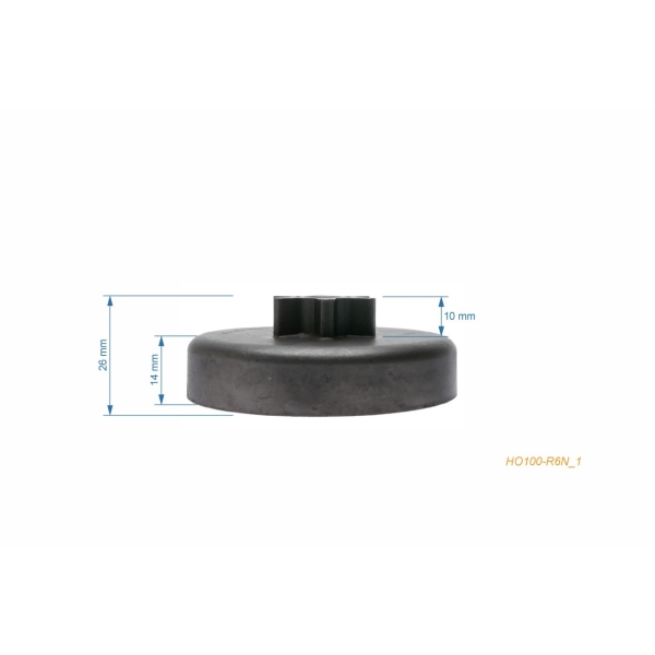 Kettenrad 3/8" 6 Zähne für Kettensägen Homelite XLMINI SLX MINI A0 190 5240 200 XL-101 XL XL2 180 SUPER2 VI SUPER2 192 (OEM A95653C)