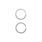 Kolbenringe 54 mm x 1,2 mm (OEM 11220343001)